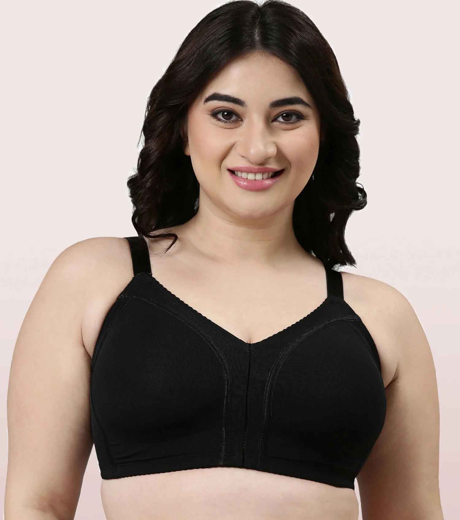 Buy Enamor Beige Non Wired Non Padded Seamless Bra for Women Online @ Tata  CLiQ