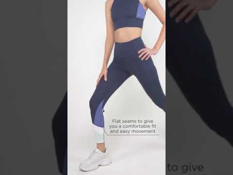 The New Energy Legging | Dry Fit Color Block Engineered Leggings