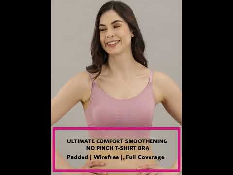 Enamor F037 - Ultimate Comfort Smoothening No Pinch T-Shirt Bra - Padded - Wirefree - Full Coverage