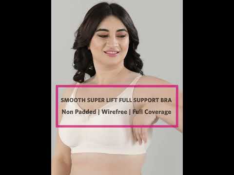 Enamor FB12 Full Support Bra - Non-Padded Wirefree Full Coverage 36D Buff -  Roopsons