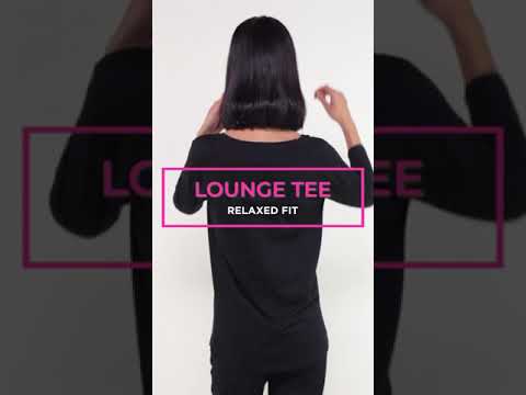 Essentials Cotton 3/4 Sleeve Lounge Tee