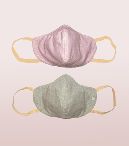 REVERSIBLE MASK : 4-Layer Safety Mask With Cotton | >95% Protection | Adult Mask - Pack of 3