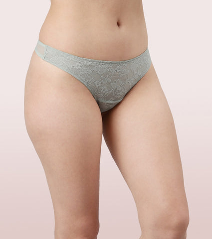 No-Visible Panty Line Thong Low Waist Co-Ordinate Panty