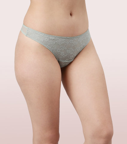 No-Visible Panty Line Thong Low Waist Co-Ordinate Panty