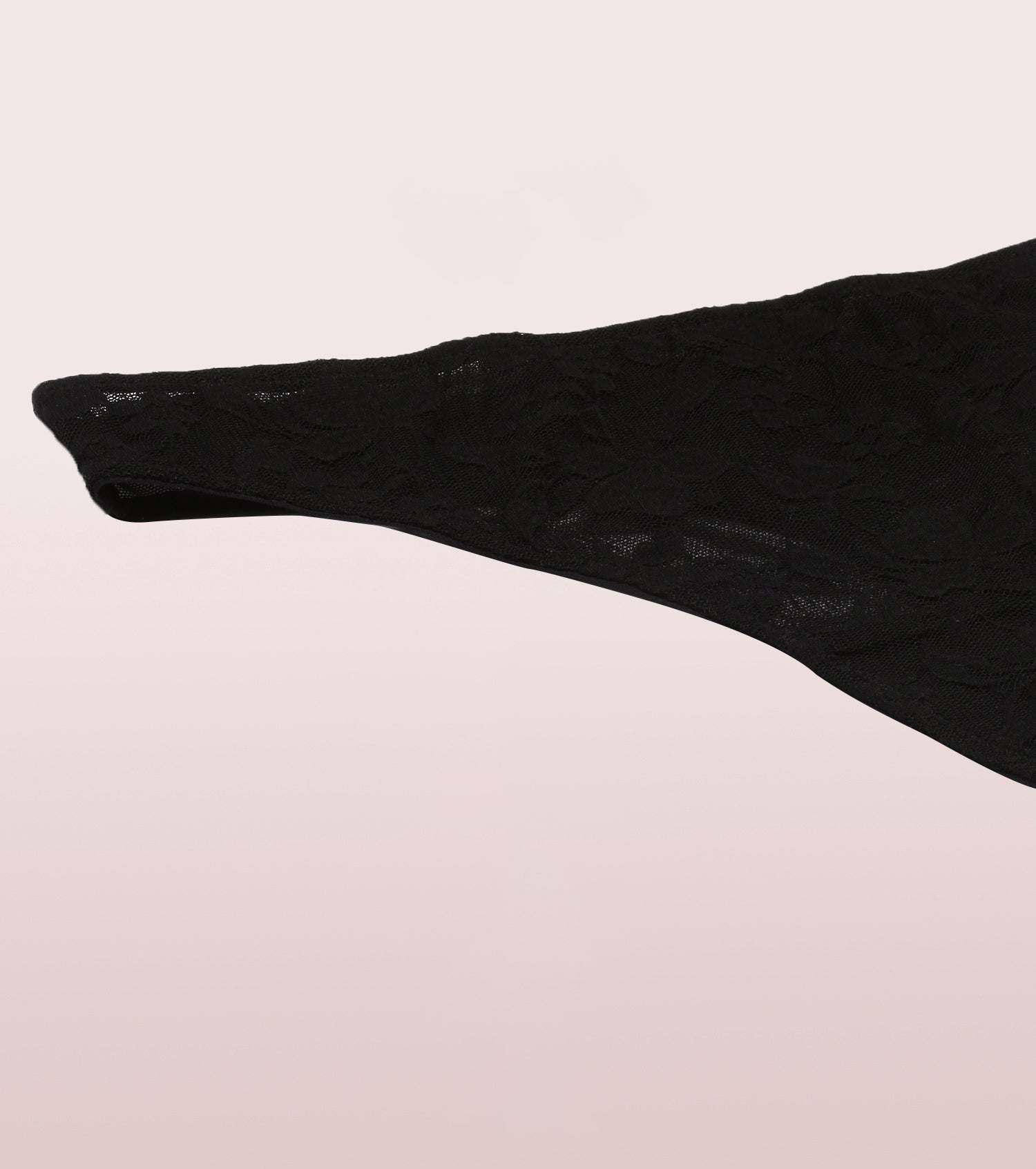 Buy Enamor P109 No Visible Panty Line Thong Low Waist Co Ordinate Panty  Black online