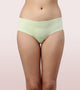 Enamor PH40 Innovations Invisi, All Day Comfort, Mid Waist Hipster Panty for Women - No Visible Panty Lines, Sweat wicking, Free Cut, Full Coverage - Pack of 1 (Green Pear)