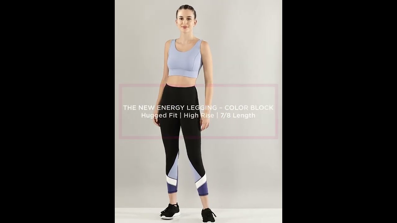 The New Energy Legging | Dry Fit Color Block Engineered Leggings