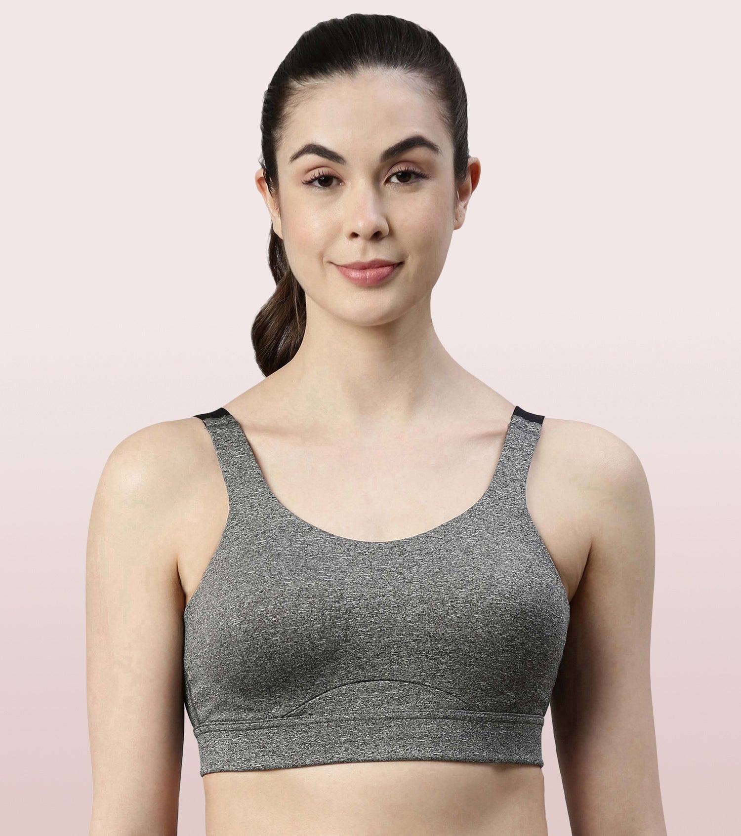 Enamor Agion SB18 Convertible Back HighImpact Sports Bra for Women F