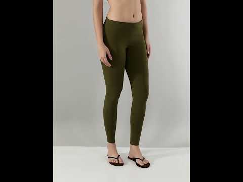 Yoga Legging  Mid Rise Pull-On Lounge Legging With Adjustable